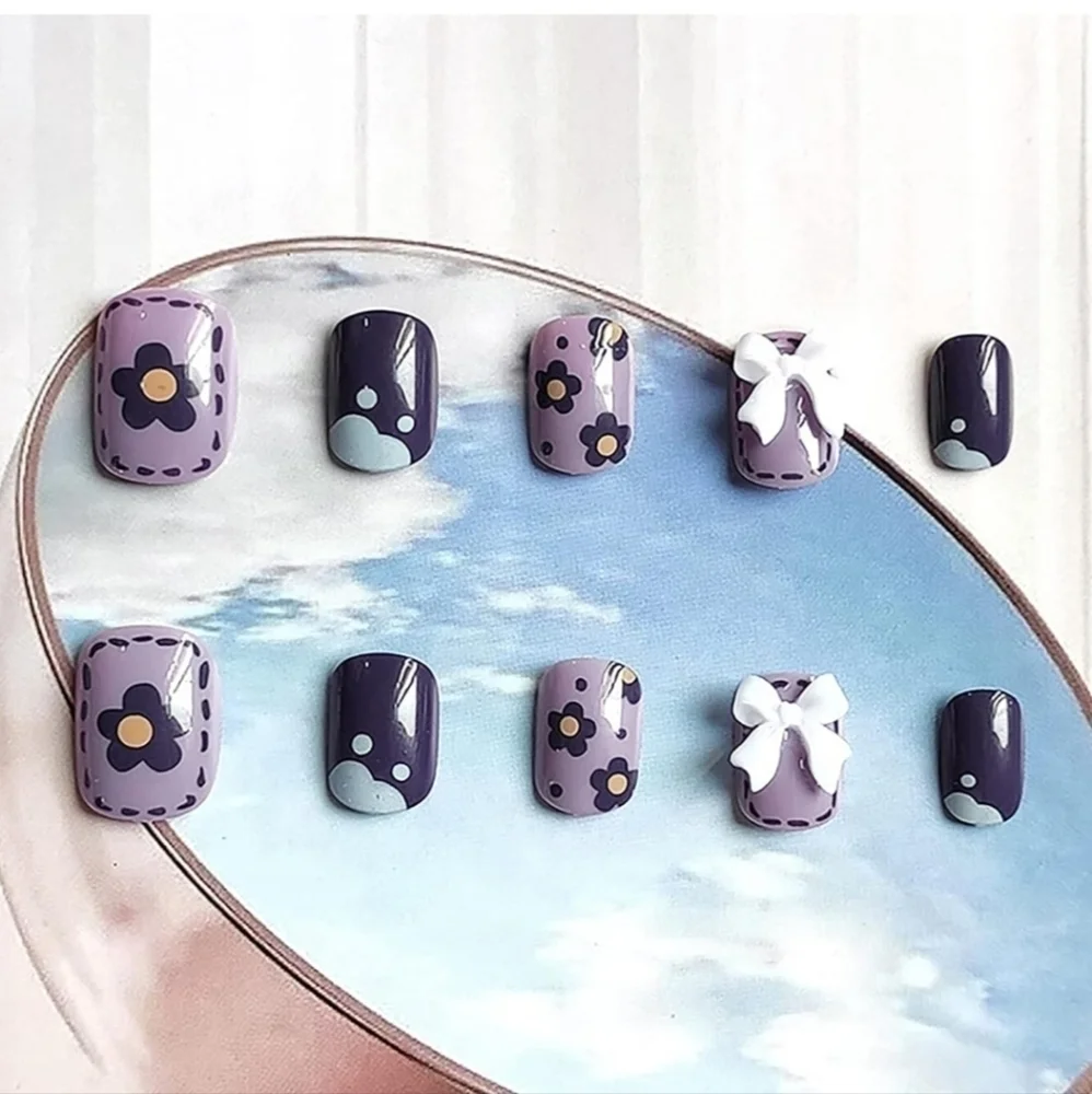 2/$16 3D Bows & Flowers Press on Nails